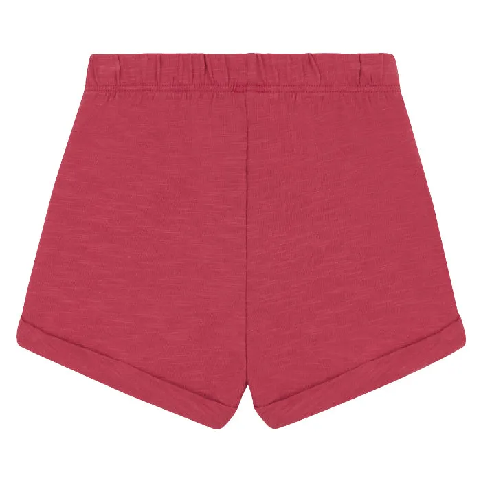 Petit Bateau Papi Pink Baby Shorts