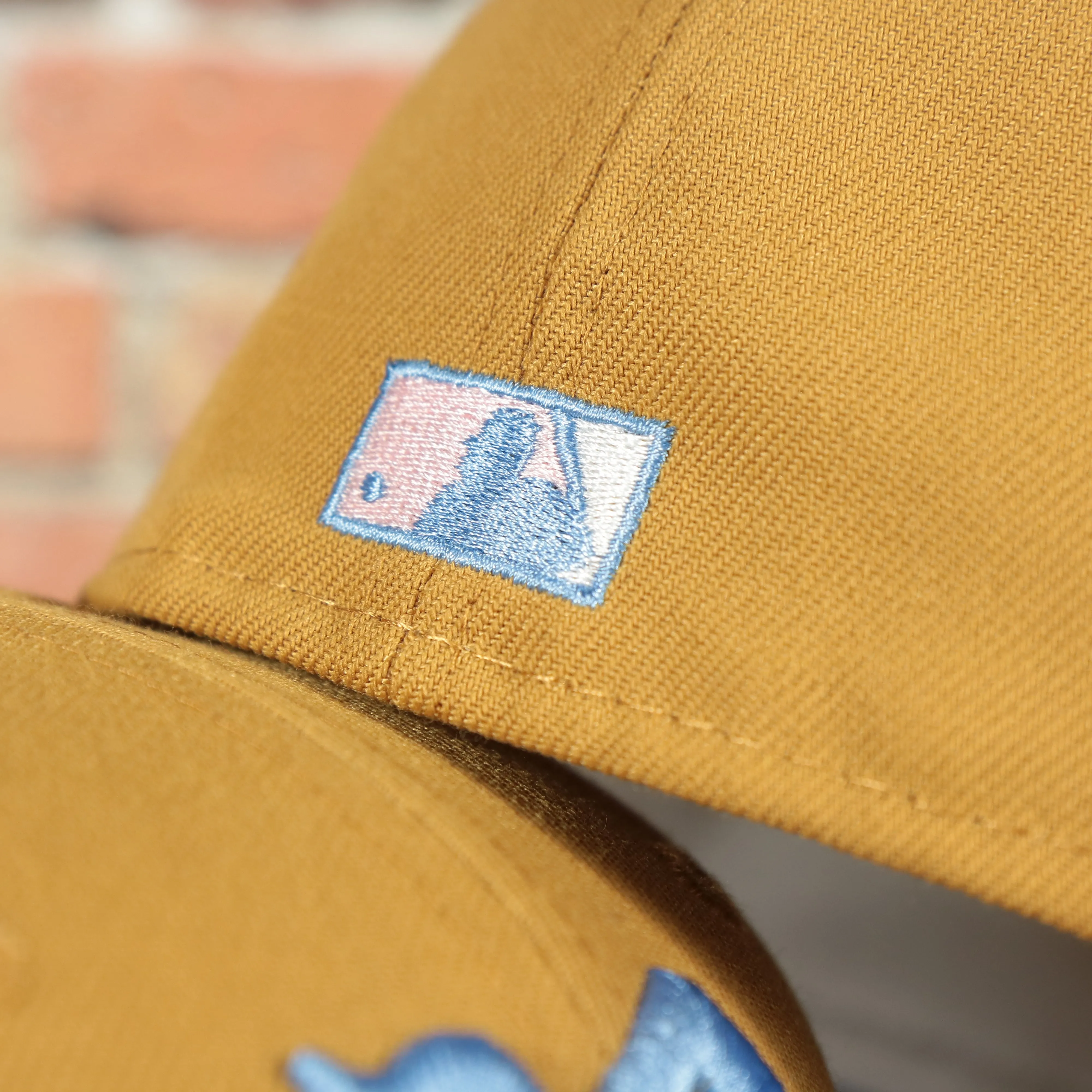 Philadelphia Phillies 1910 Logo 100th Anniversary Icy Blue UV 59Fifty Fitted Cap English Toffee Hoagie