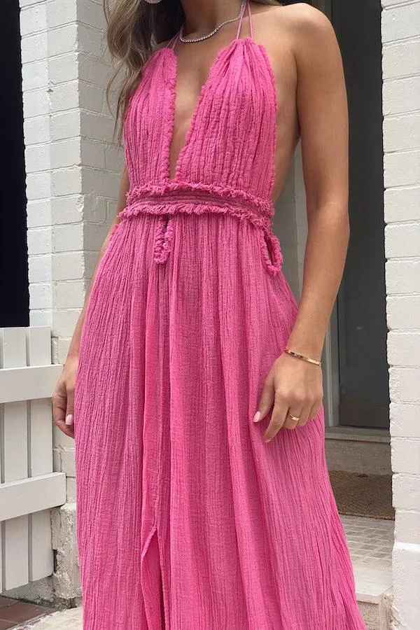 Pink Lefkothea Dress