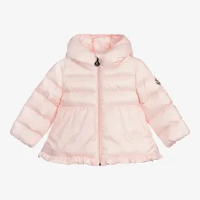 Pink Quilted Puffer Jacket