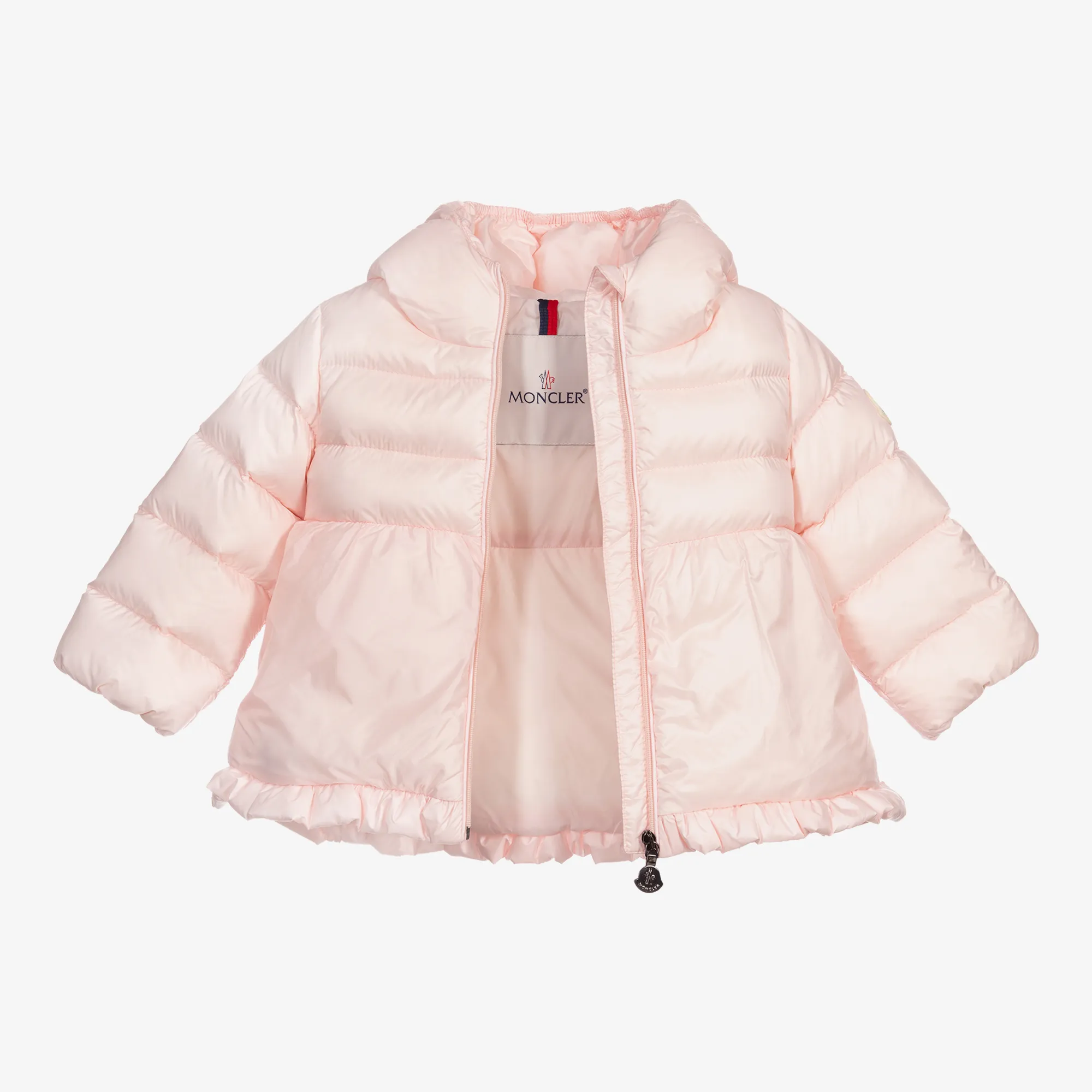 Pink Quilted Puffer Jacket