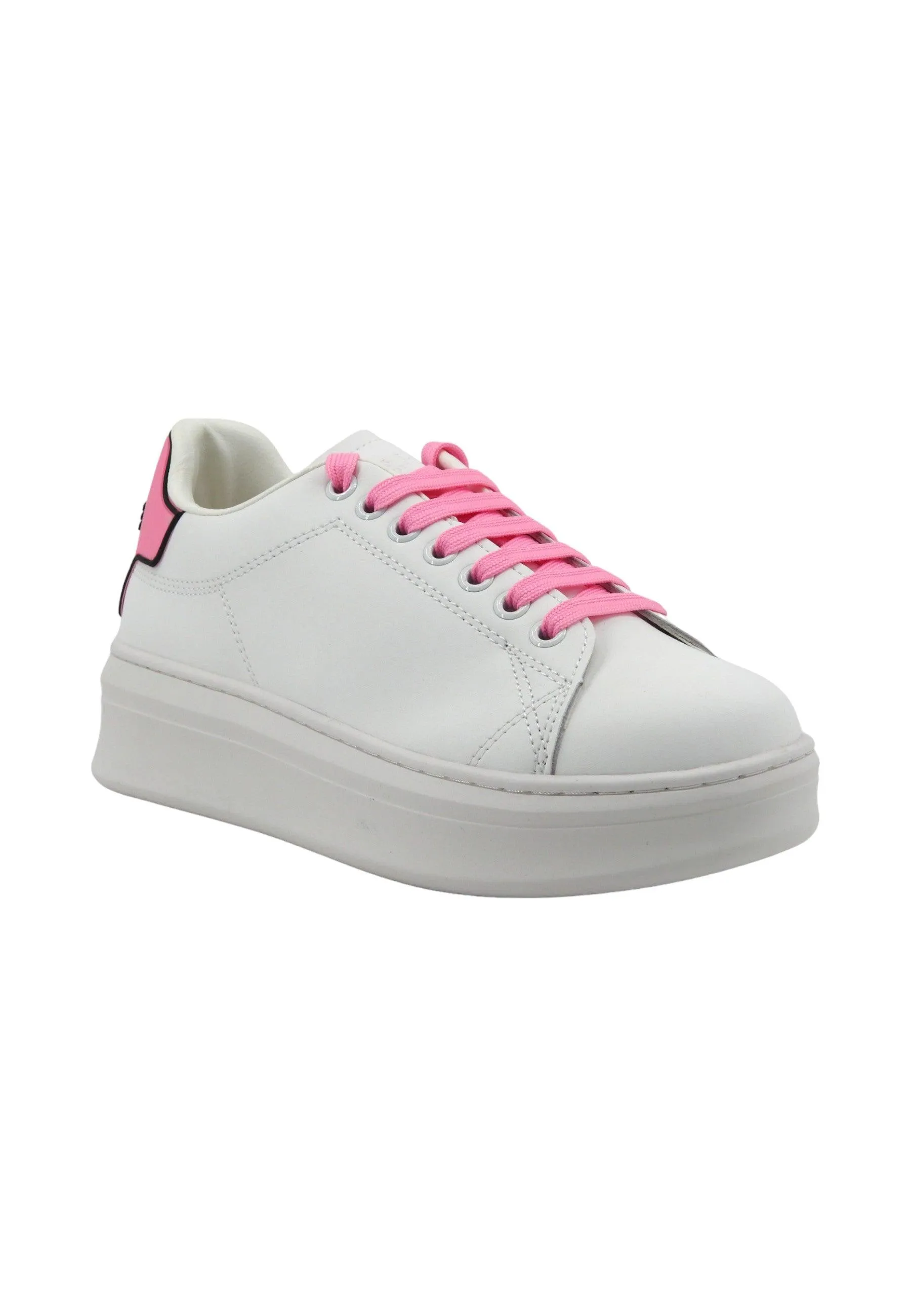 Pink White GACAW00013 Women's Sneaker by GAELLE