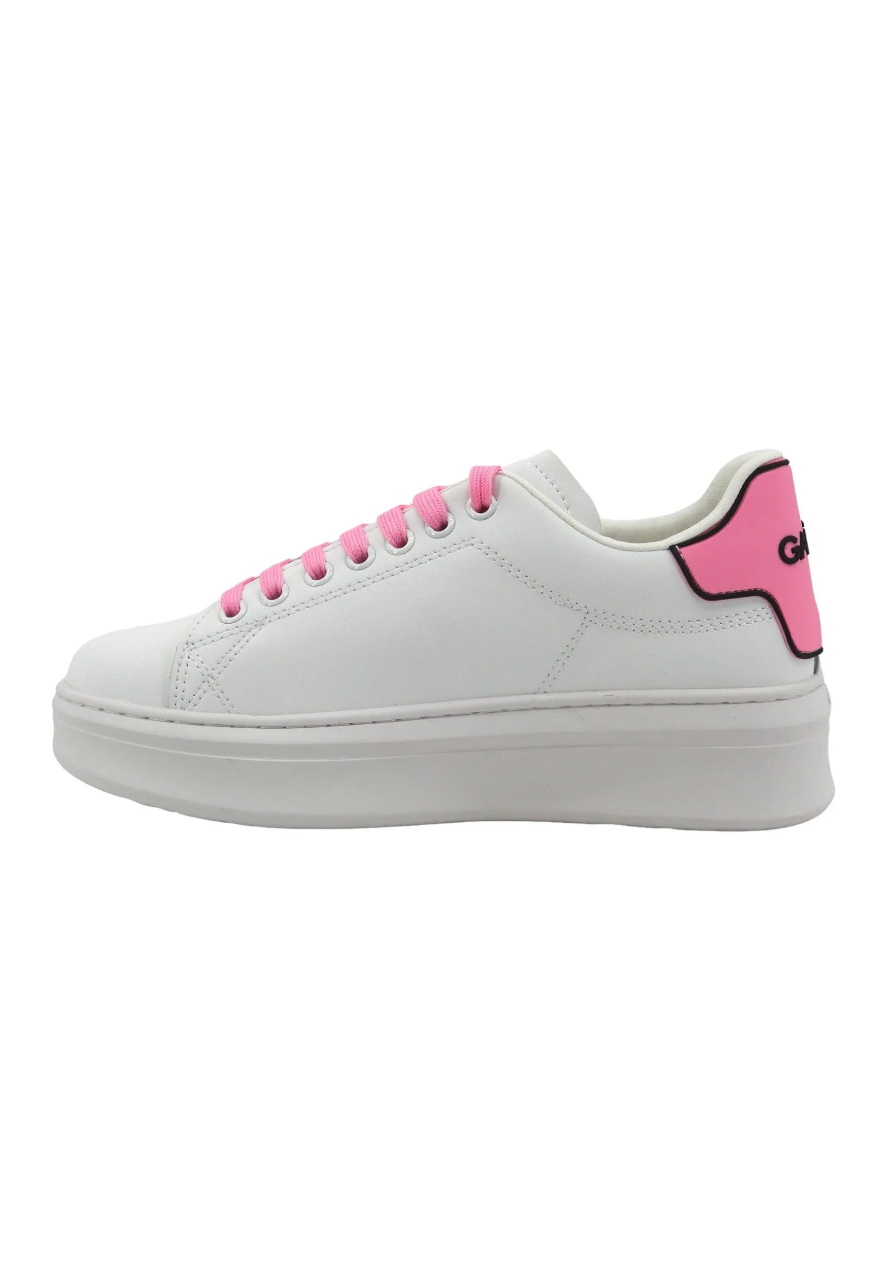 Pink White GACAW00013 Women's Sneaker by GAELLE