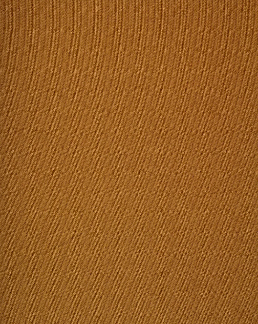 Polyester Crepe Fabric in Plain Mustard Color