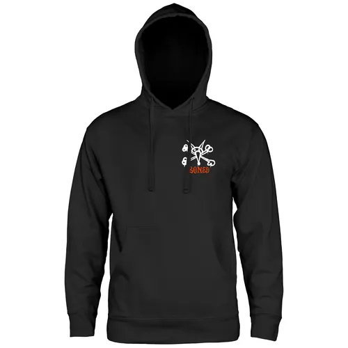 Powell Peralta Rat Bones Black Skateboard Hoody