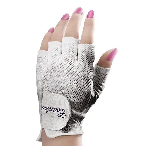 Powerbilt women's half-finger golf glove