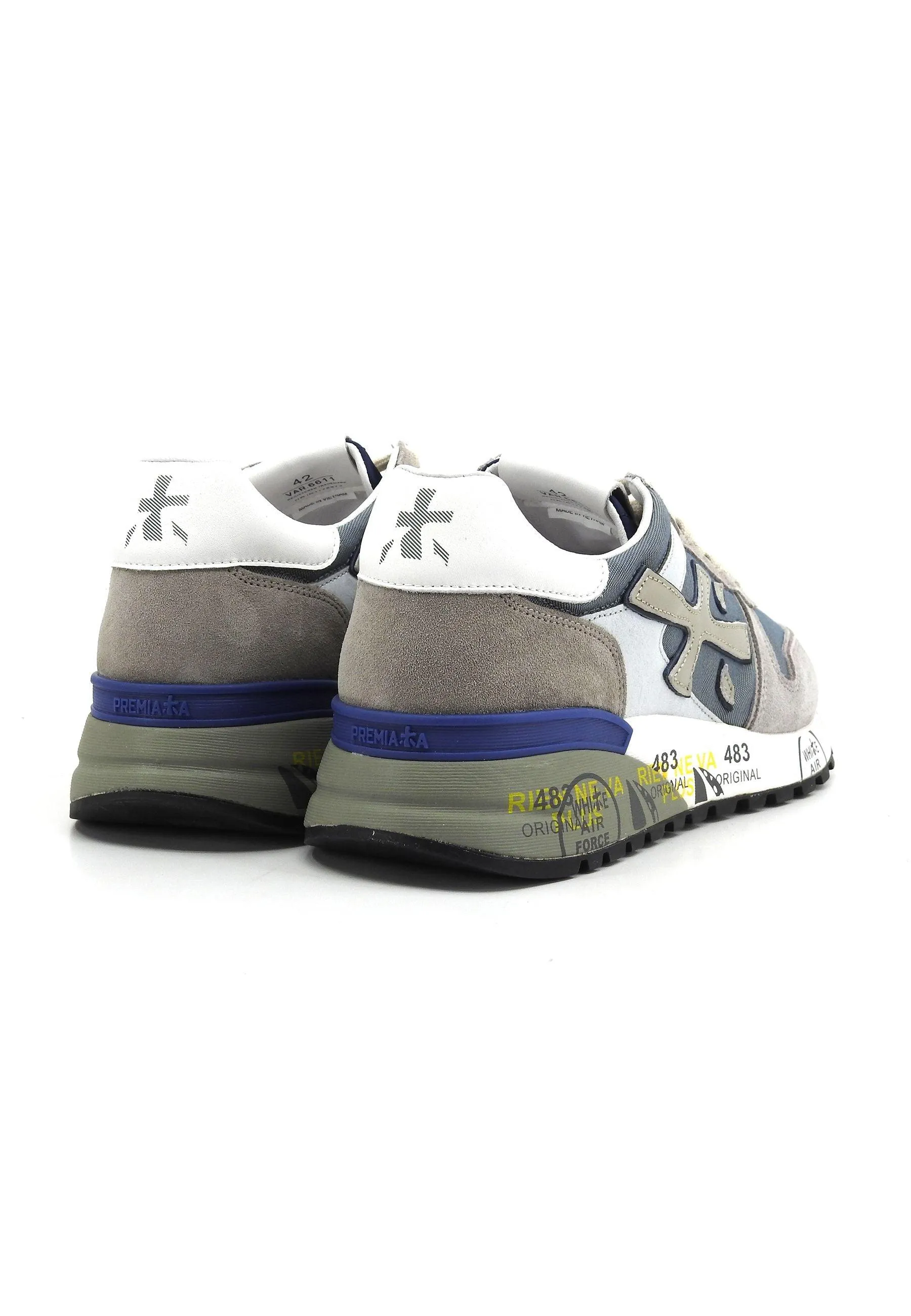 PREMIATA Men's Light Grey Sneaker MICK-6611