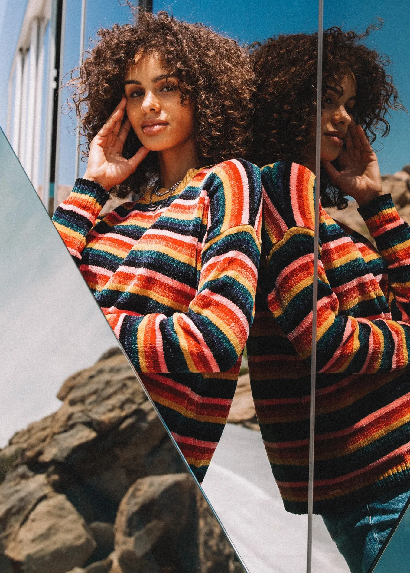 Prism Break multi-colored sweater