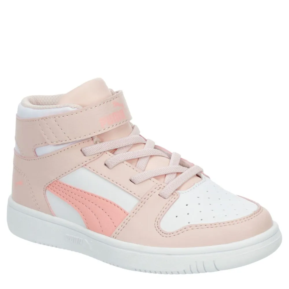 PUMA Girls Little Kid Rebound Layup Sneaker