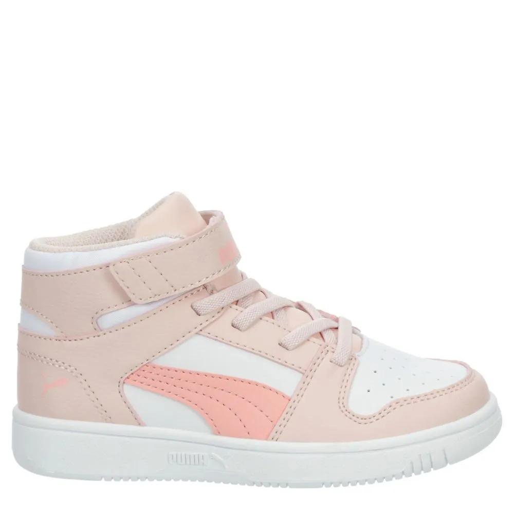 PUMA Girls Little Kid Rebound Layup Sneaker