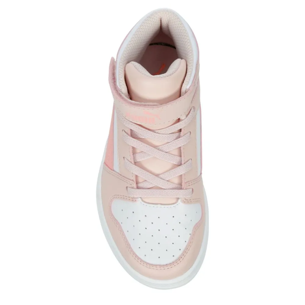 PUMA Girls Little Kid Rebound Layup Sneaker