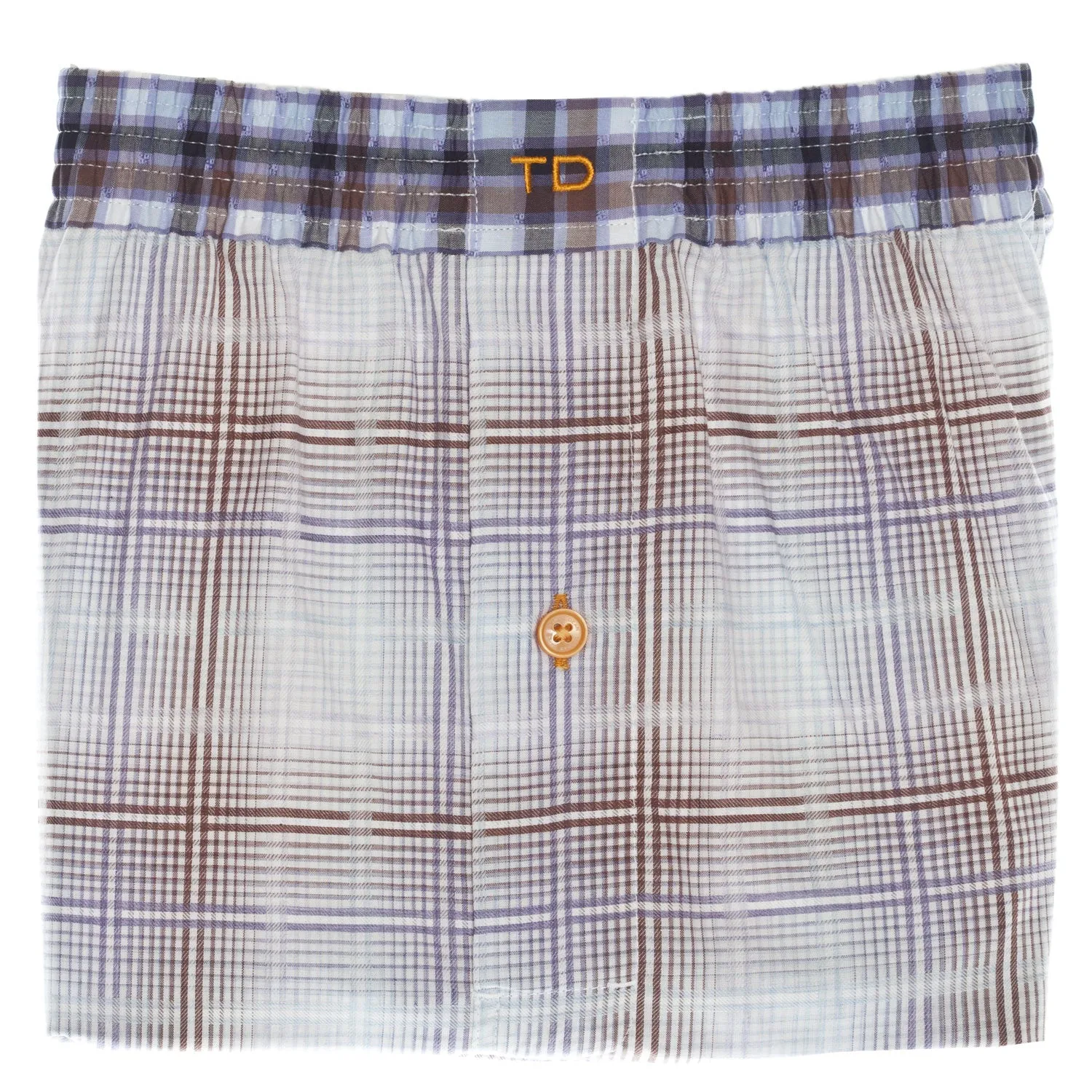 Purple Check Boxer Briefs