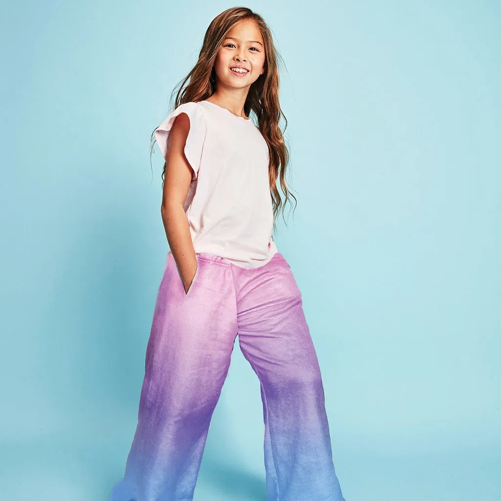 Purple Ombre Plush Pants