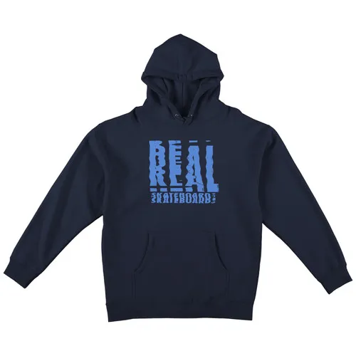 Real Skateboards Navy Blue Hoody Scanner Pullover