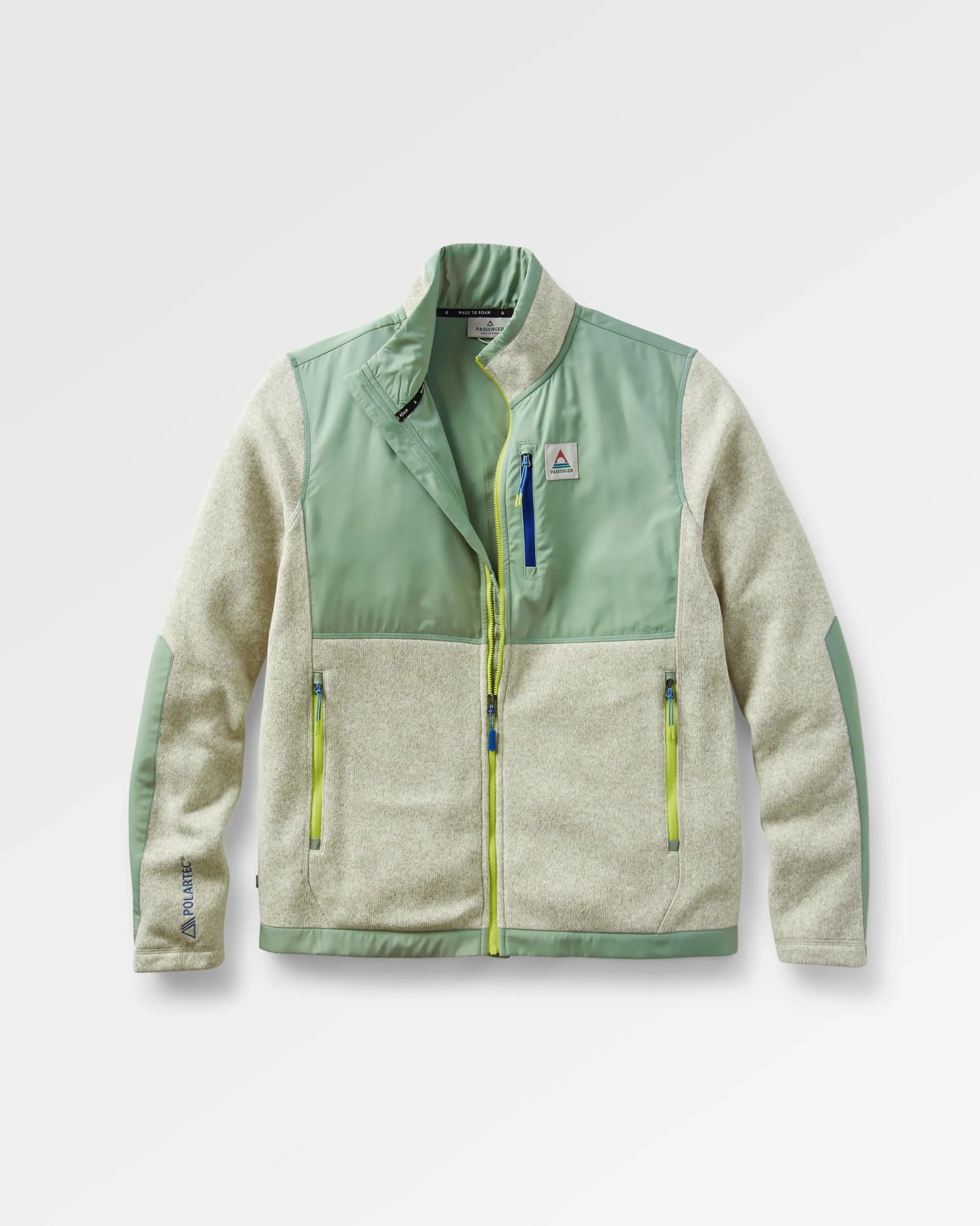 Recycled Polartec Fleece for Men - Birch Marl