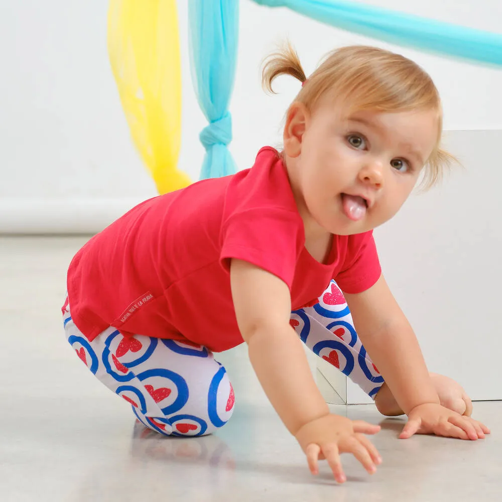 Red Heart Leggings Set