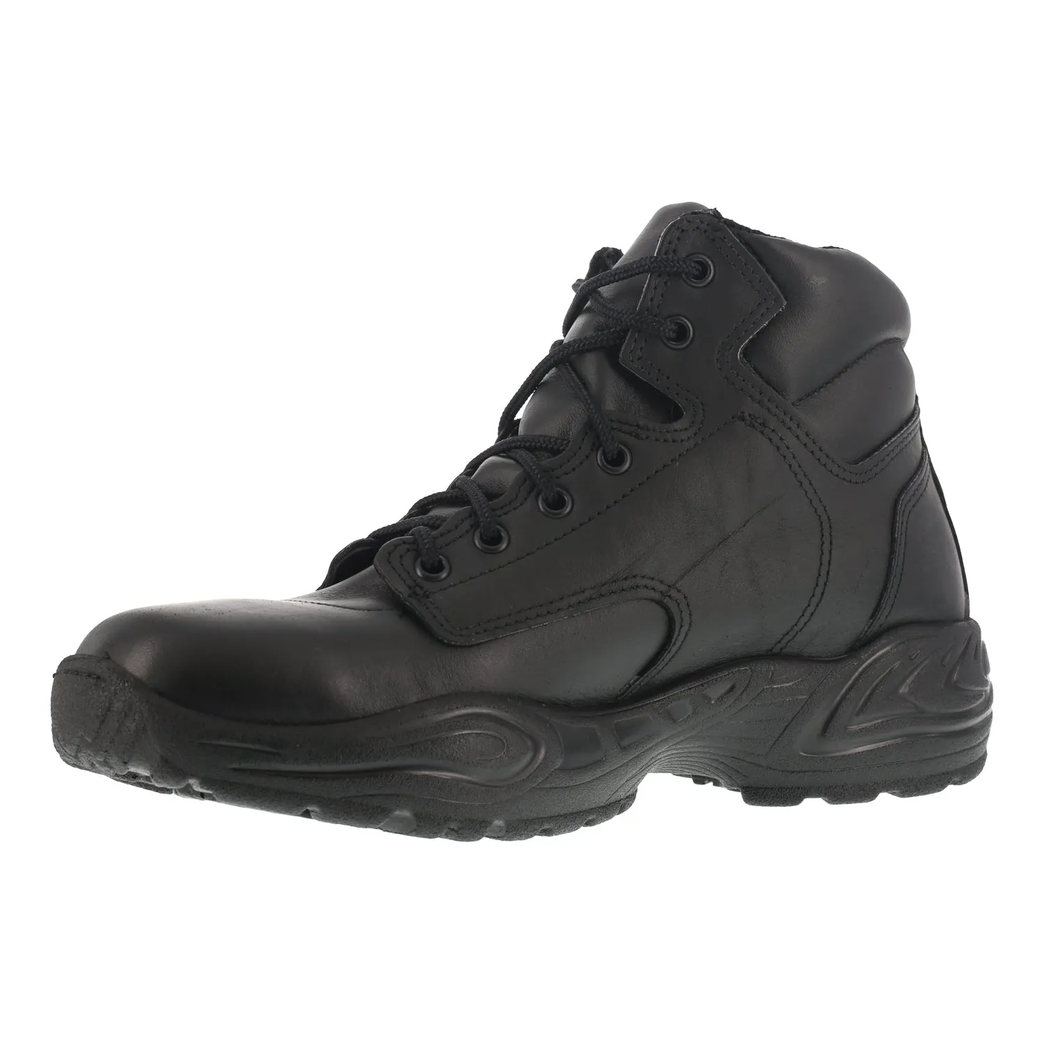 Reebok Black Leather Work Boots Postal Express GTX 6in Men's.