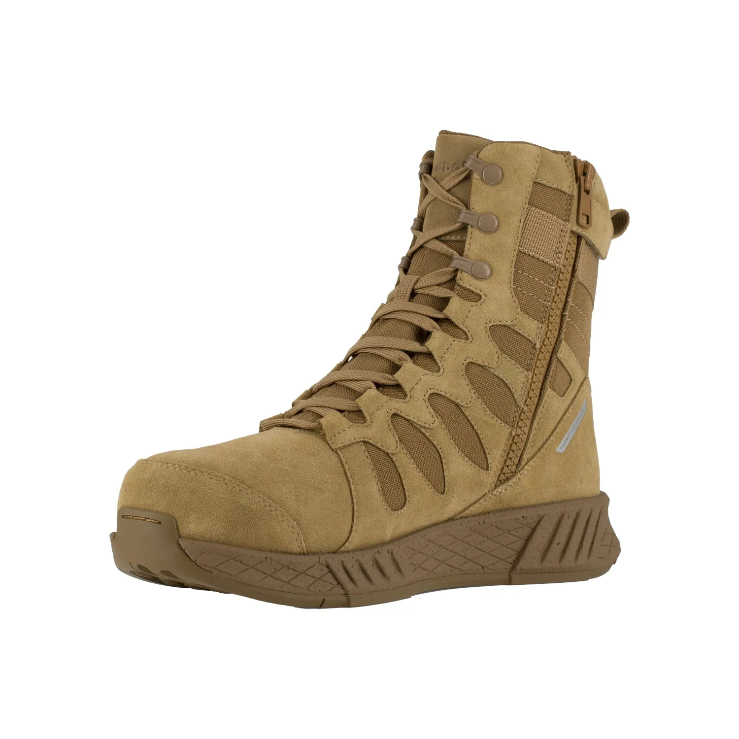 Reebok Men's Coyote Leather Tactical Military Boots Floatride Energy 8in CT.