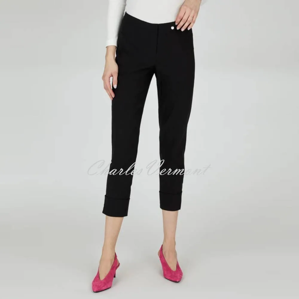 Robell Bella Black Cropped Trouser 7/8 - Style 51568-5499-90