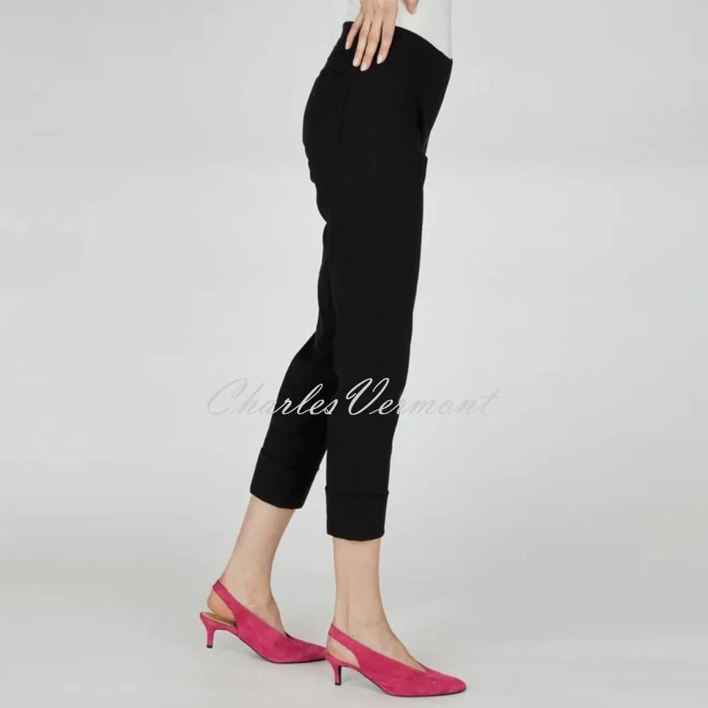 Robell Bella Black Cropped Trouser 7/8 - Style 51568-5499-90