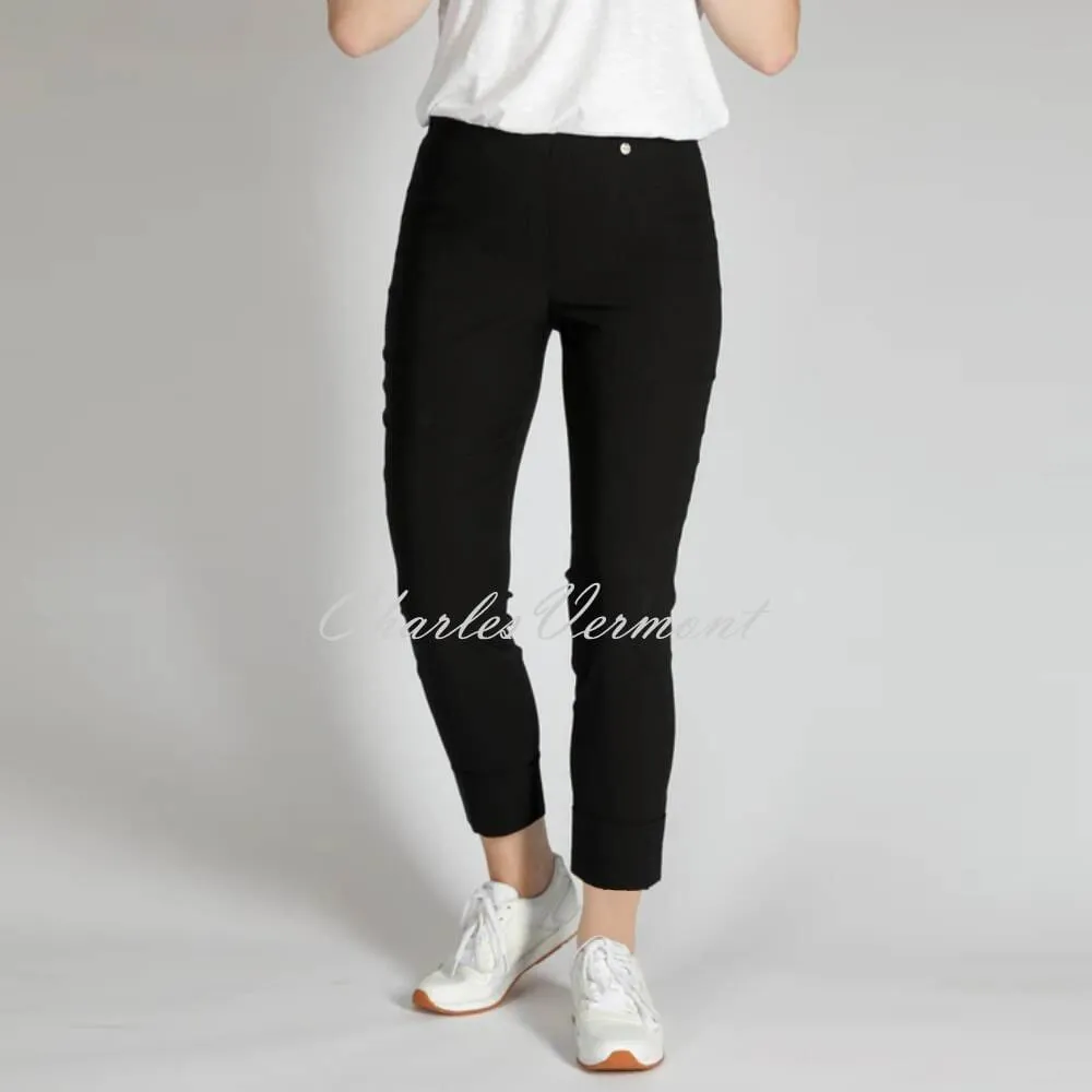 Robell Bella Black Cropped Trouser 7/8 - Style 51568-5499-90