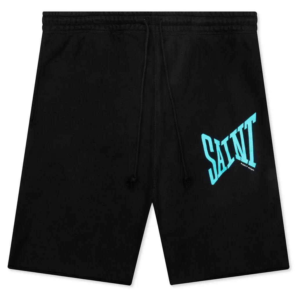 Saint Shorts - Black - Men's Casual Shorts 