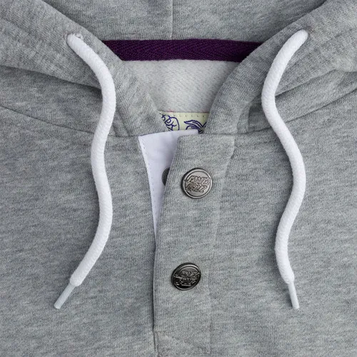 Santa Cruz Skateboards Hoody Beach Bum Hand Pullover Heather Grey - Buy Online