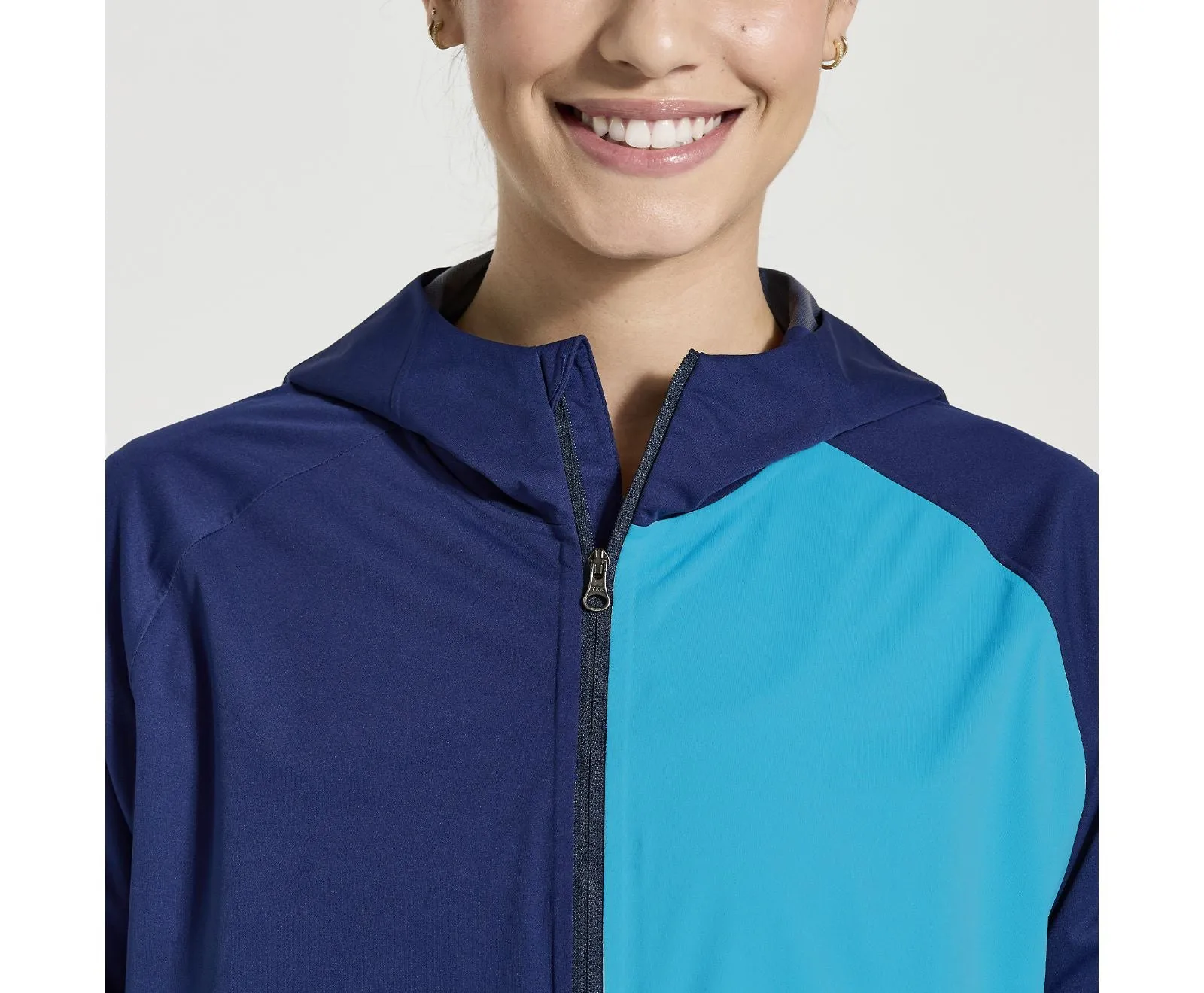 Saucony Women's Boulder Drizzle Jacket in Sodalite Blue