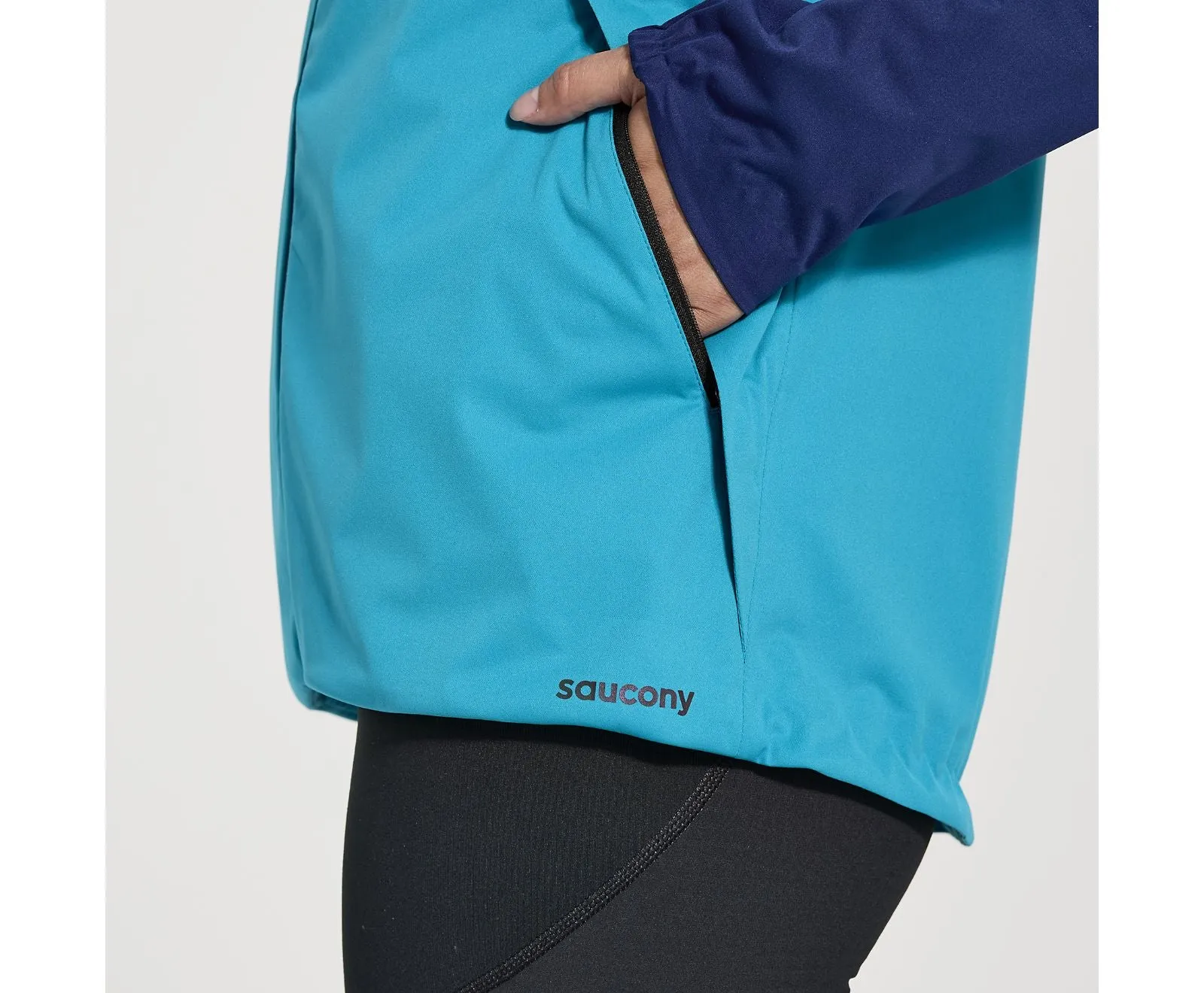 Saucony Women's Boulder Drizzle Jacket in Sodalite Blue