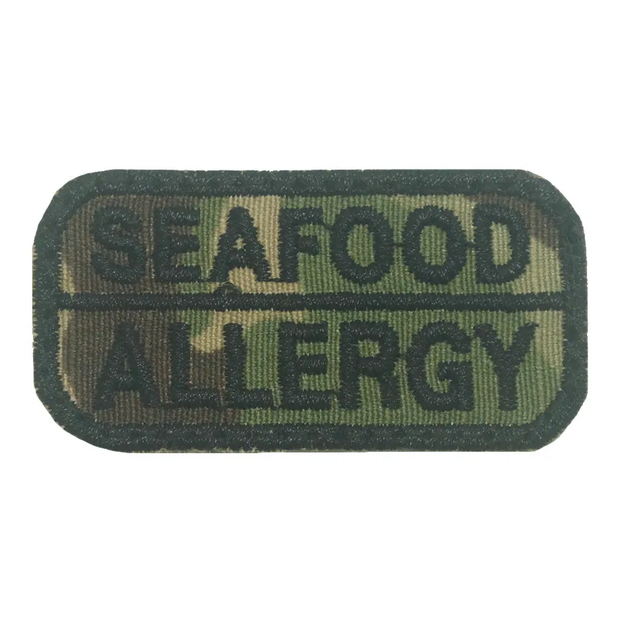 Seafood Allergy Patch in Multicam Pattern