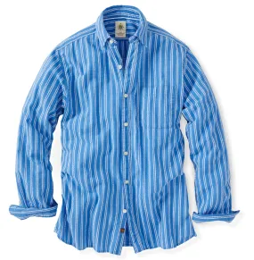 Seersucker Shirt with Harbor Island Stripes