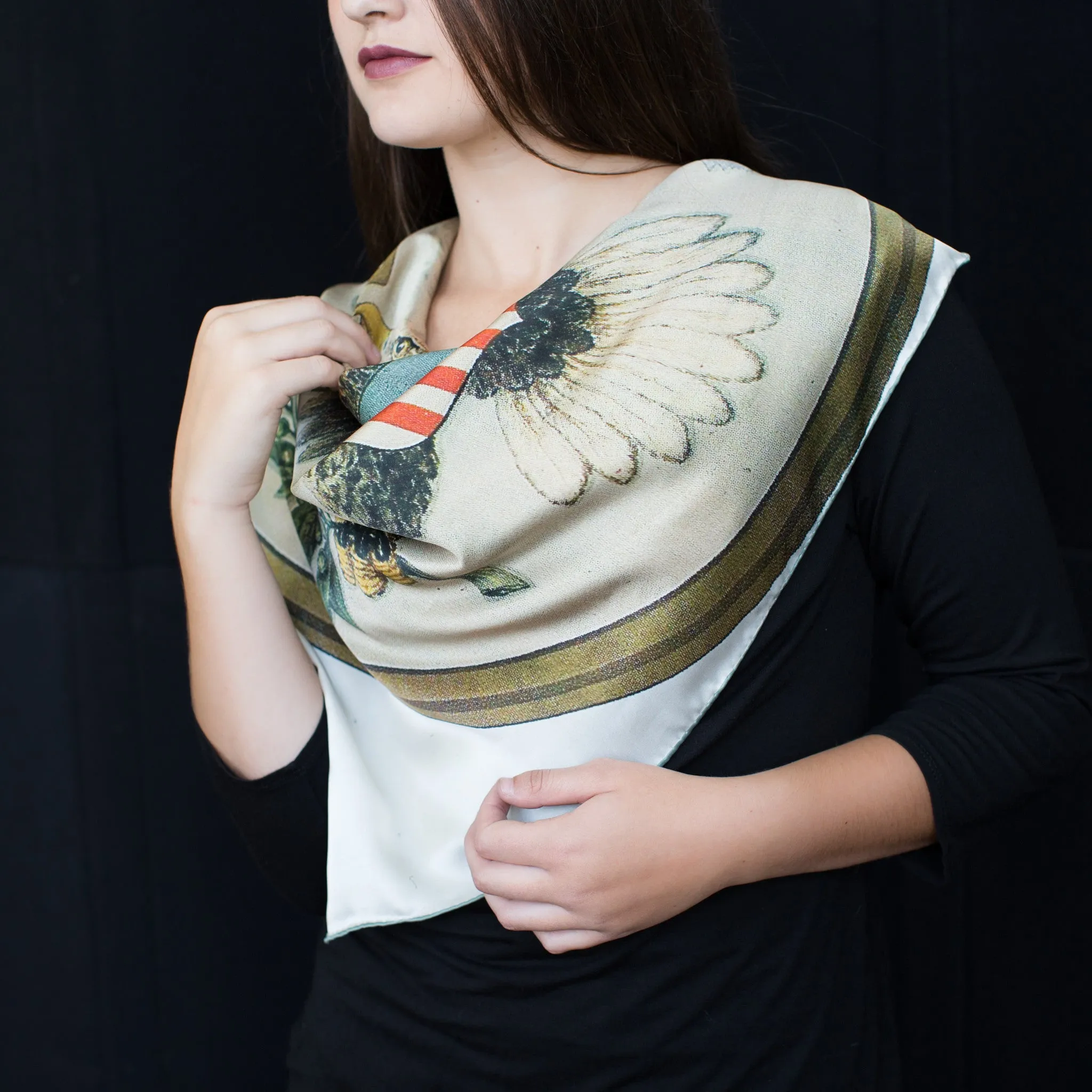 Silk Scarf with Great Seal design