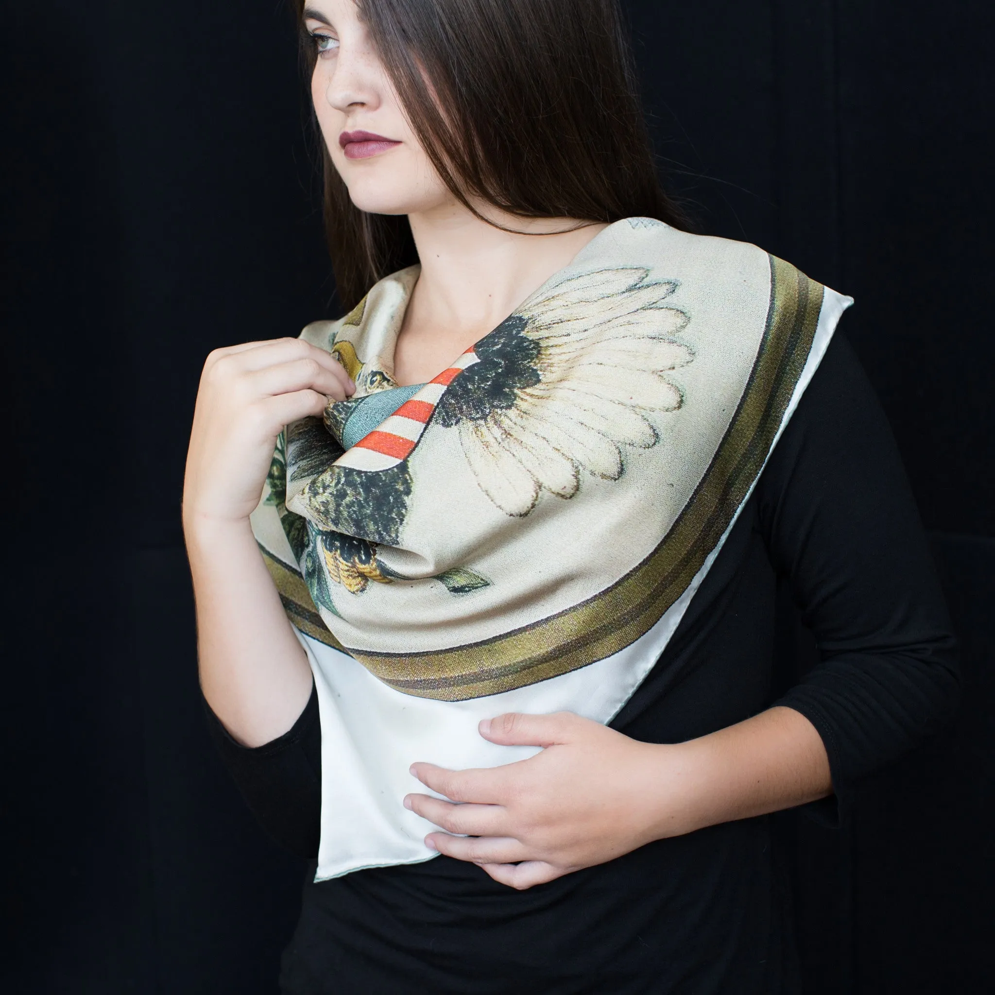 Silk Scarf with Great Seal design