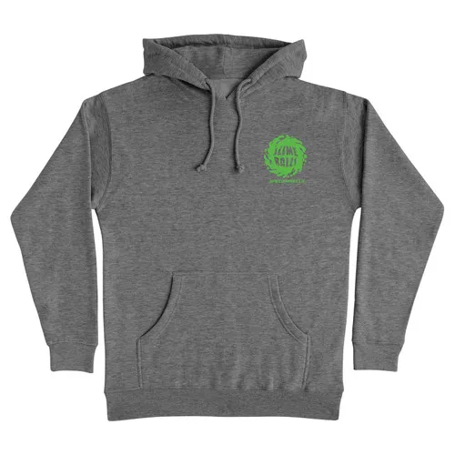 Slime Balls Wheels Hoody - Dirty Donny OG Slime Pullover - Gunmetal Heather