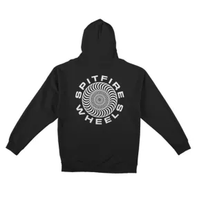 Spitfire Classic 87 Swirl Black White Hoodie