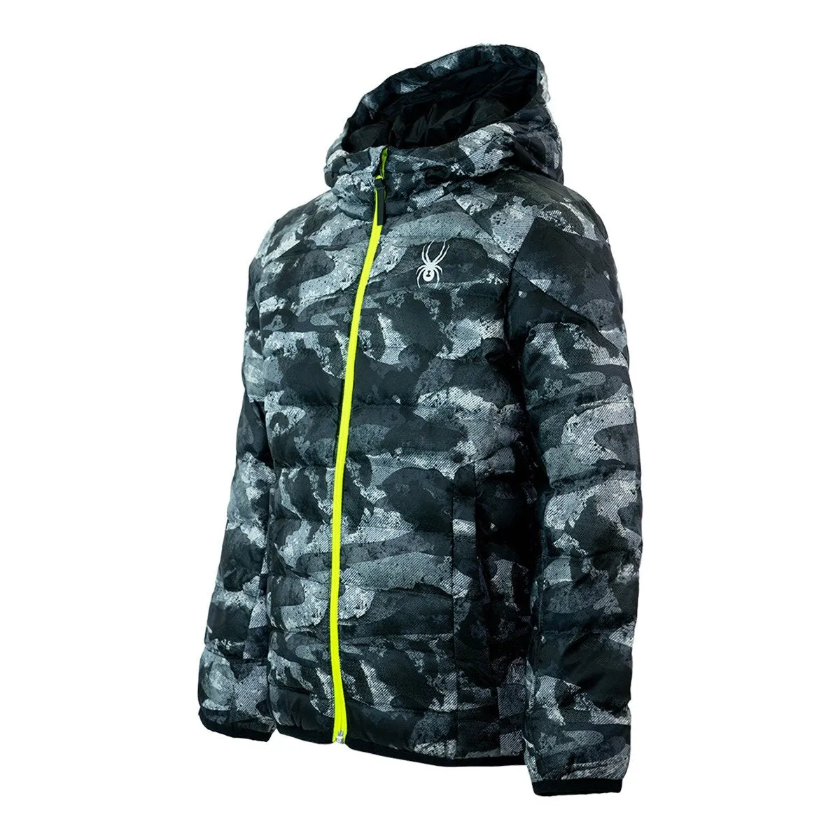 Spyder Boys' Synthetic Down Jacket with Hood