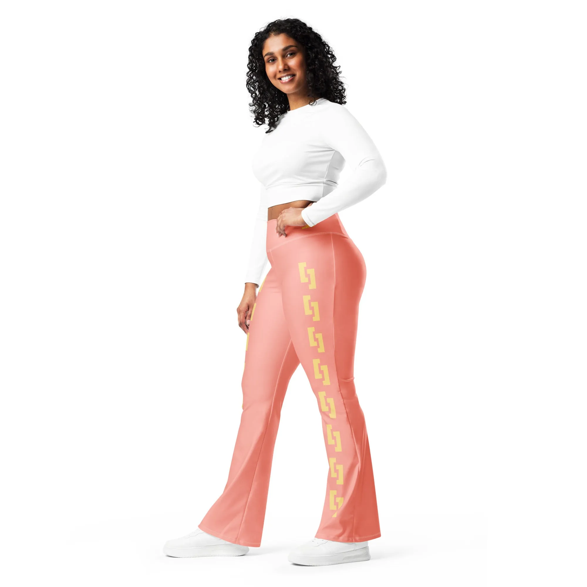 Sqdltd Mamba Flare leggings Desert