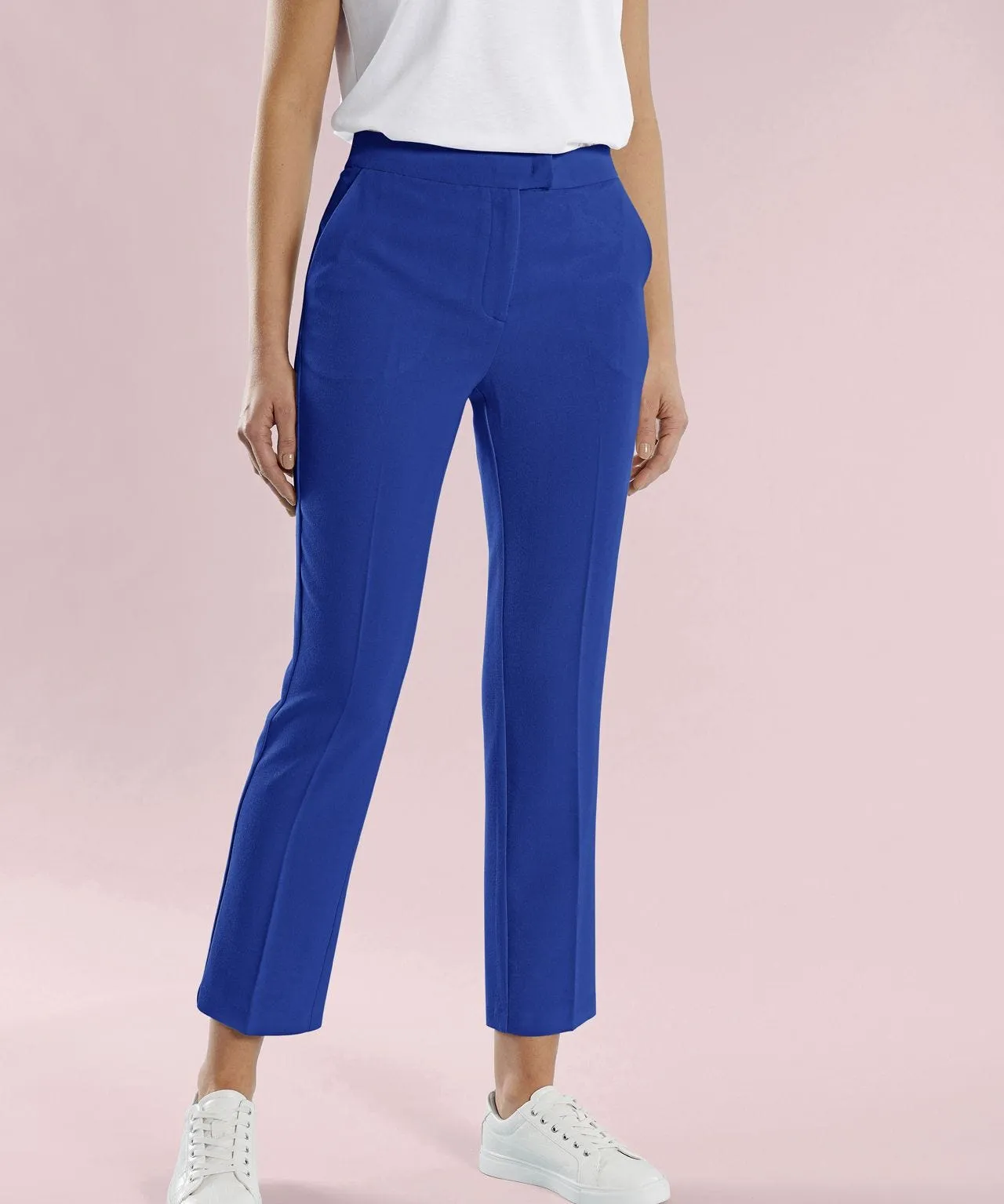 Straight Leg Trousers 7/8