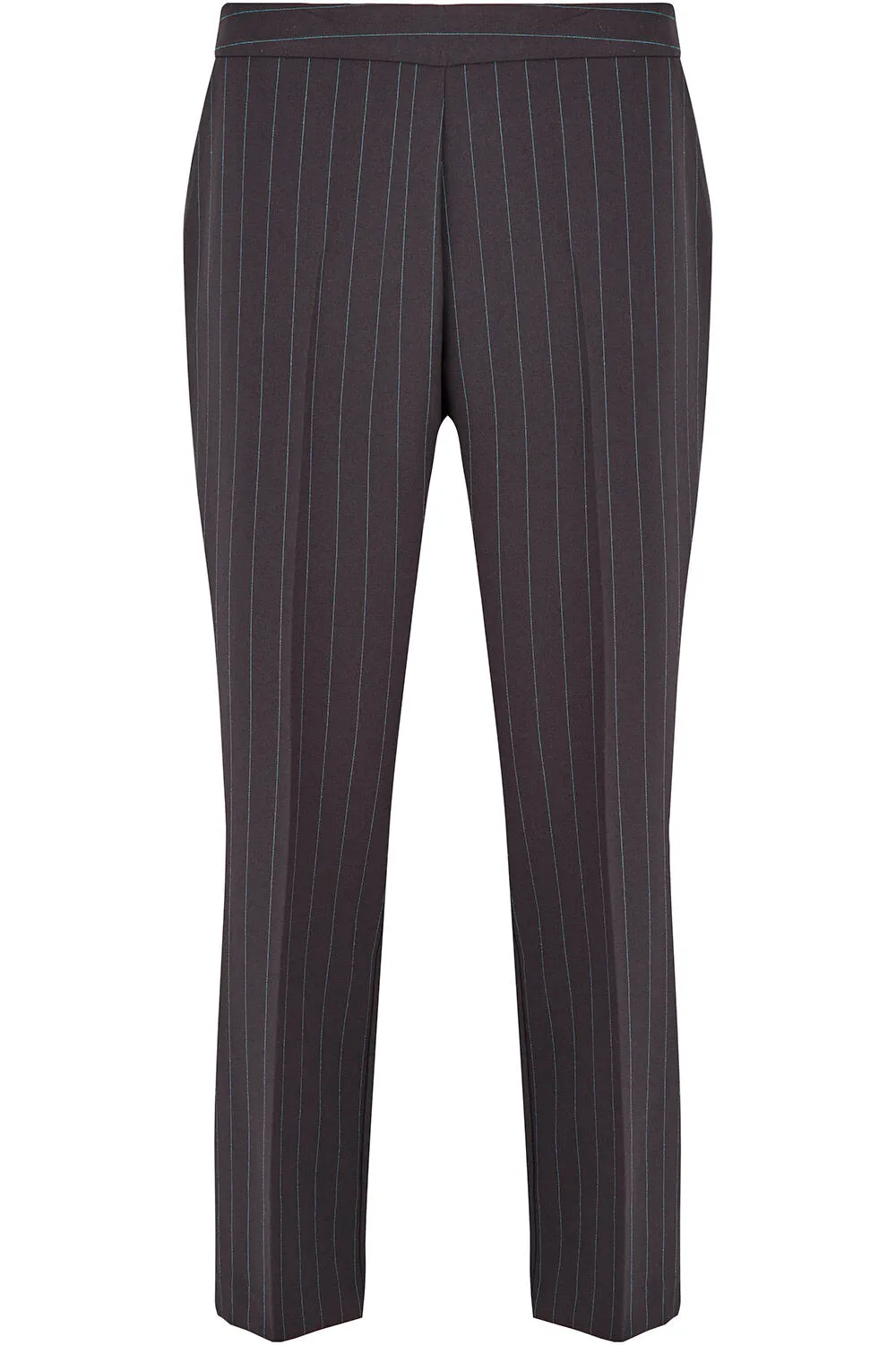 Elasticated Straight Leg Stripe Pull On Trousers