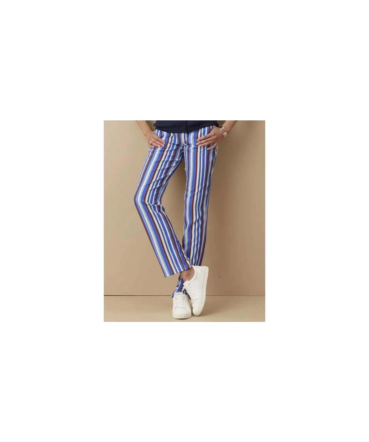 Stripe Leg Trousers