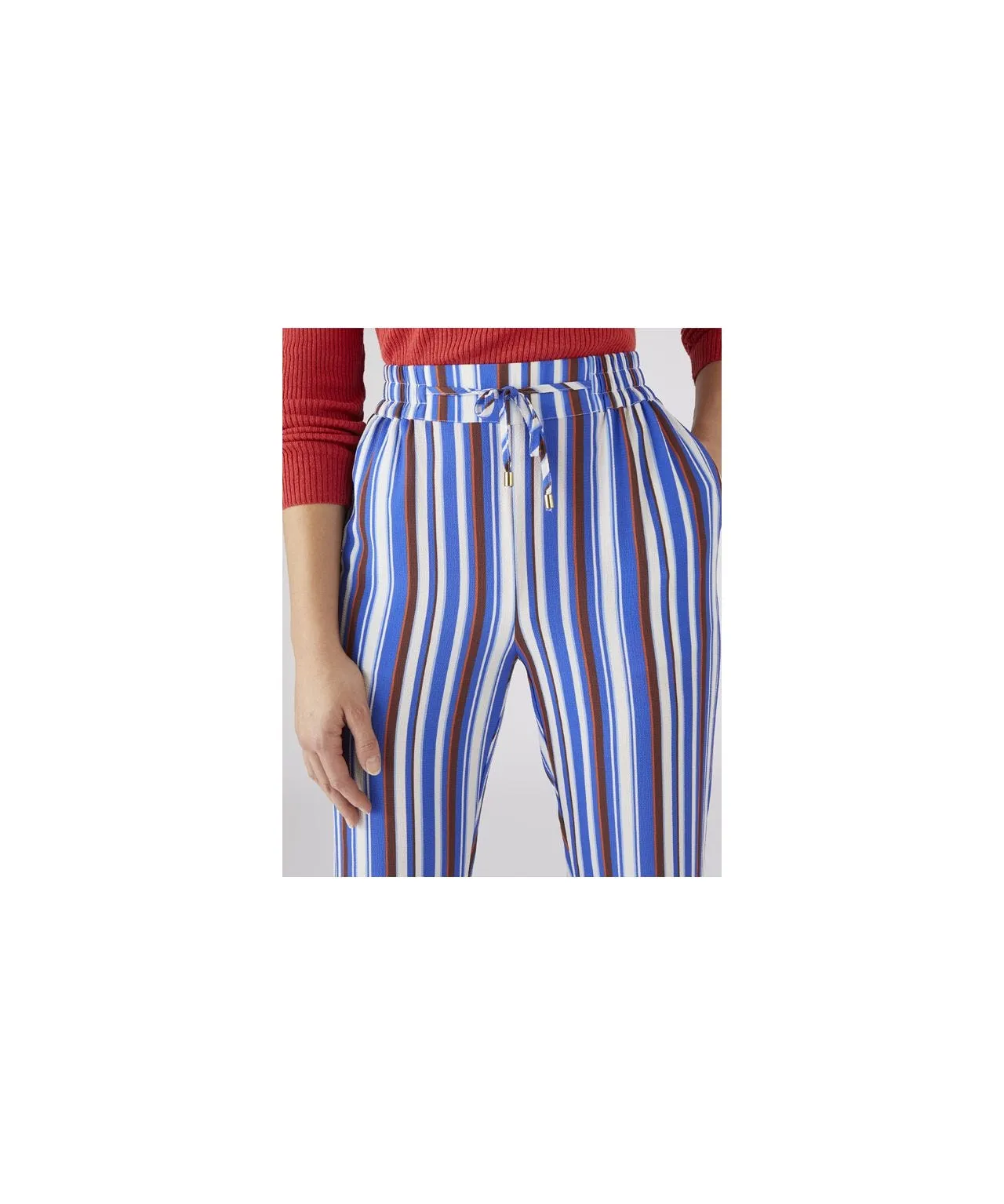 Stripe Leg Trousers