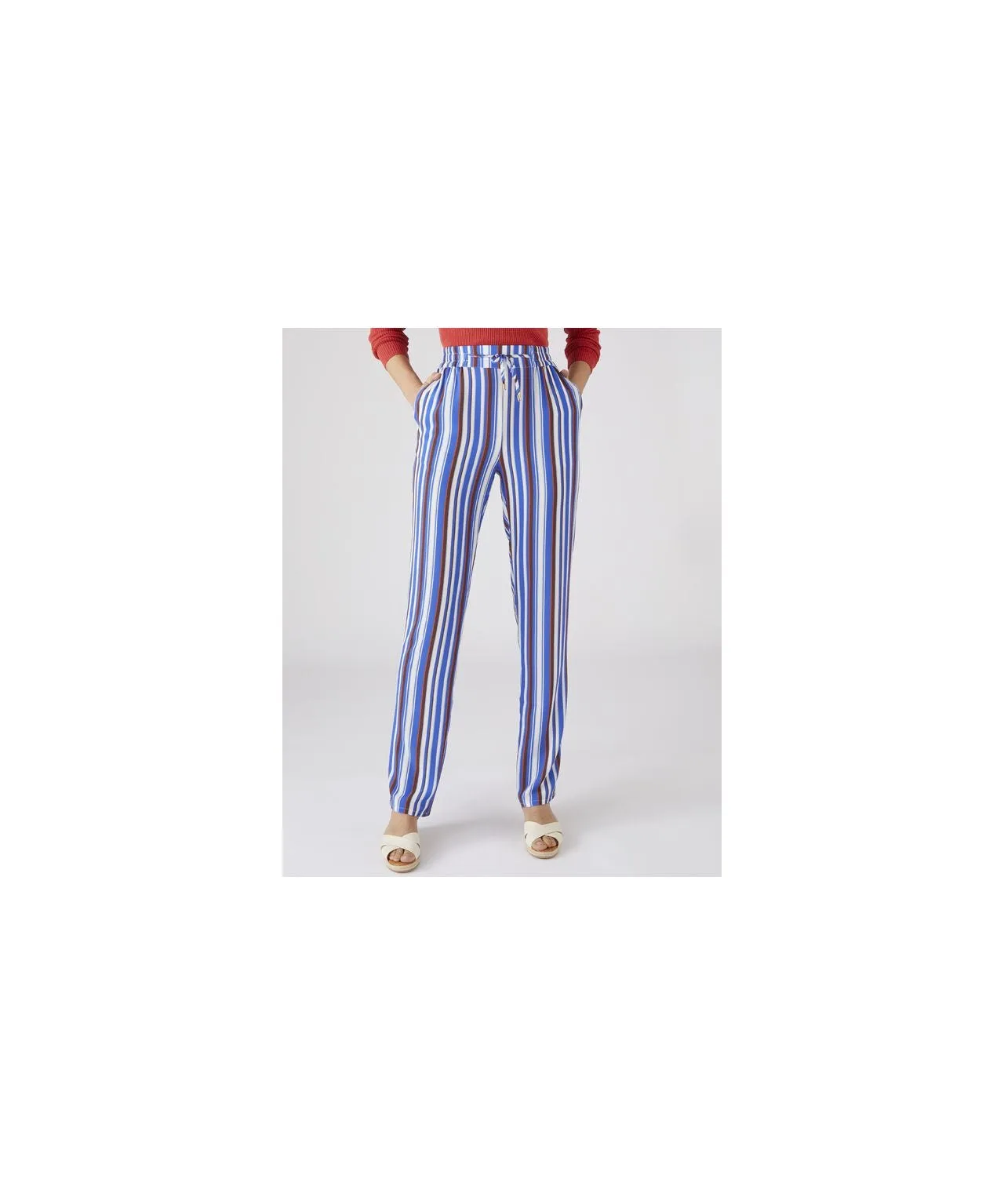 Stripe Leg Trousers