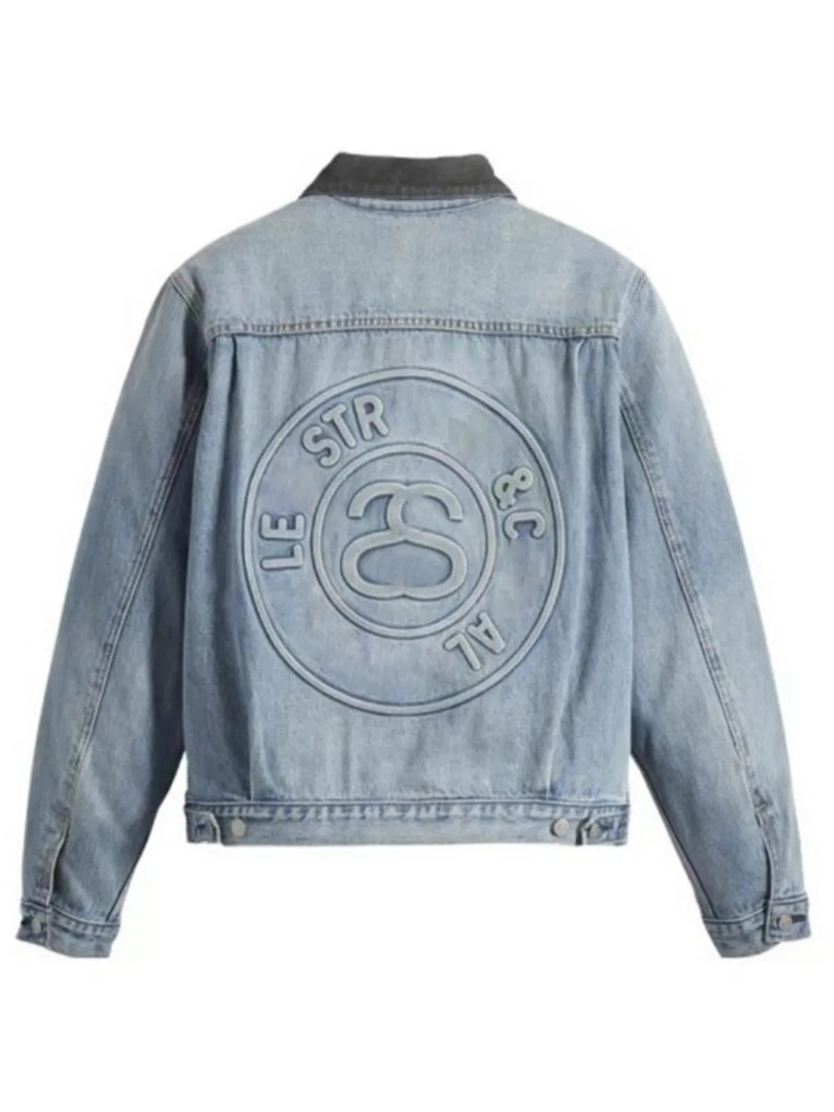 Stussy Embossed 8 Ball Levi's Denim Jacket