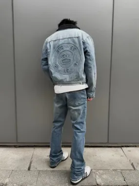 Stussy Embossed 8 Ball Levi's Denim Jacket