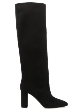 Suede Black Boots