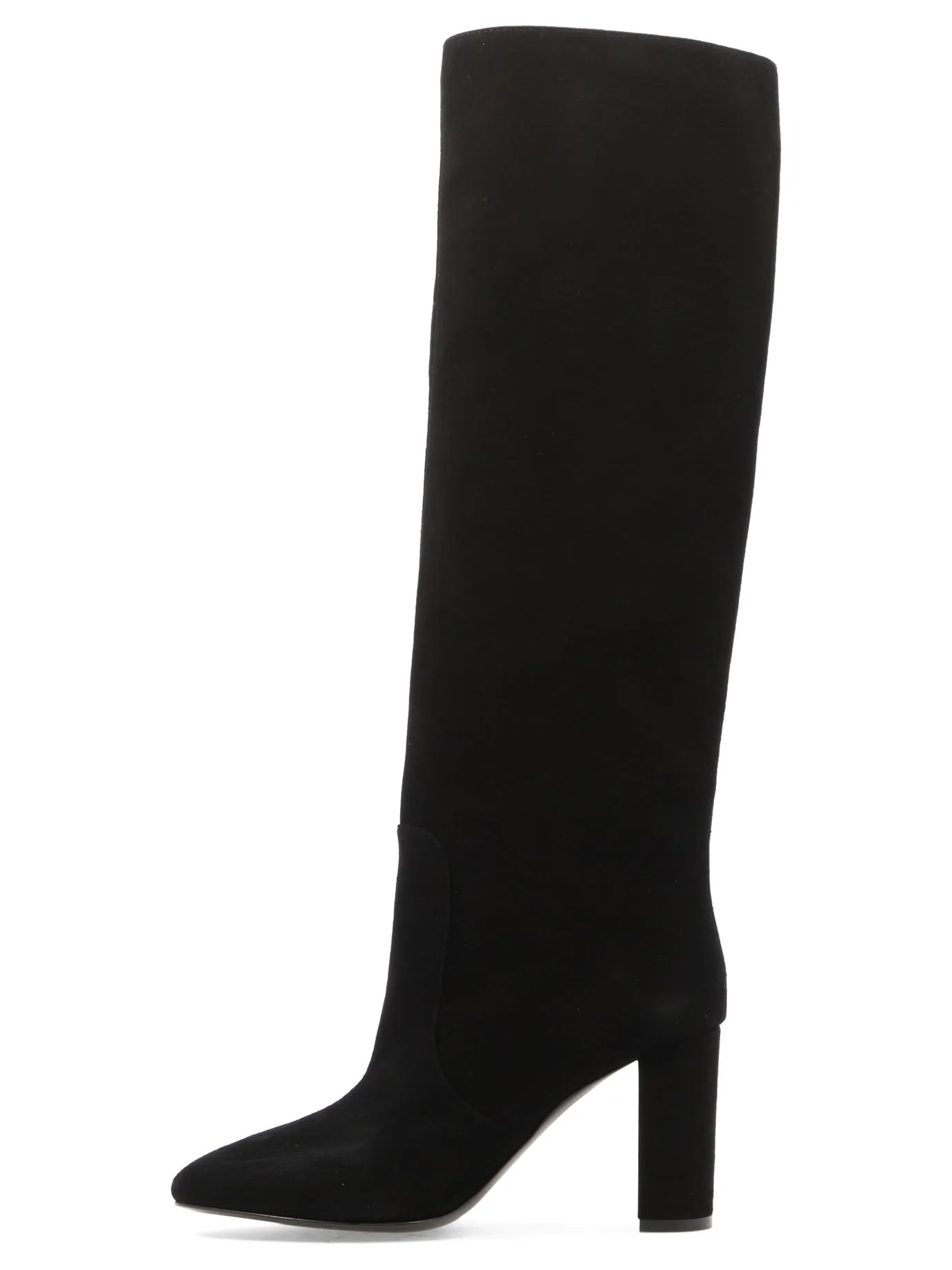 Suede Black Boots