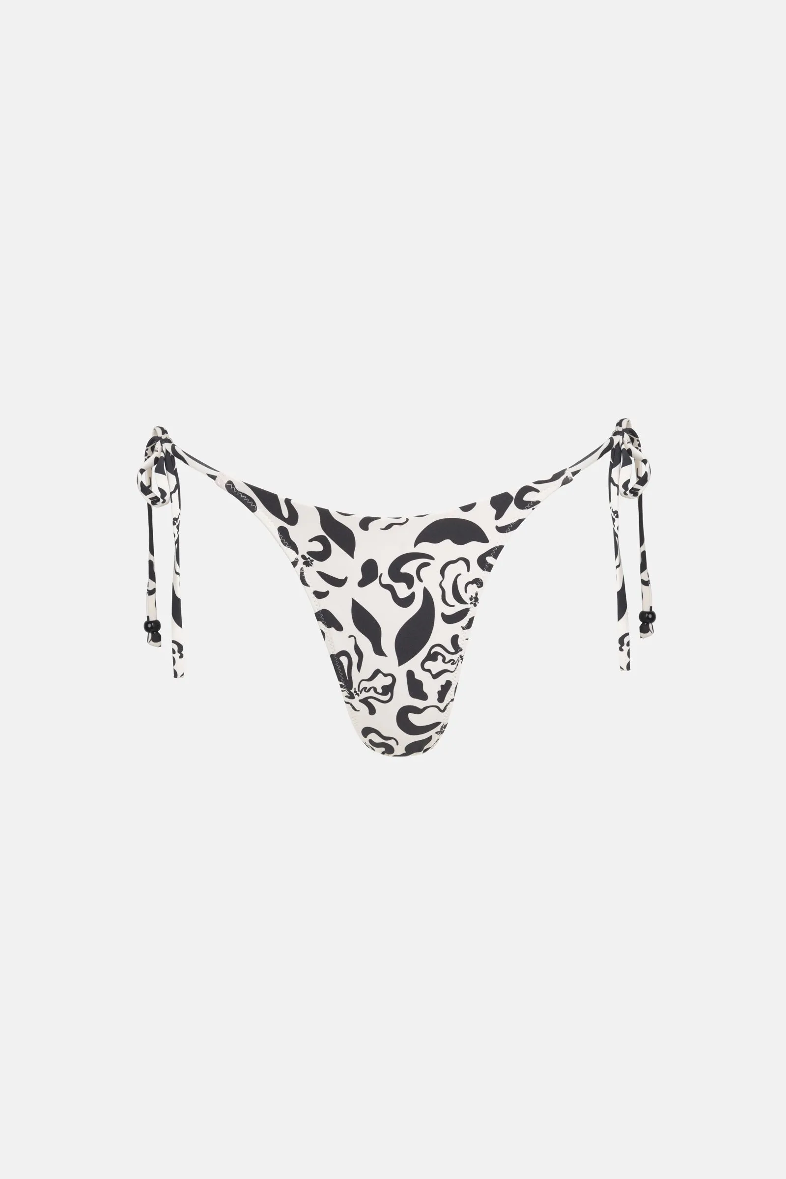 Sundance Floral Bikini Bottoms | High Cut Tie Side Natural