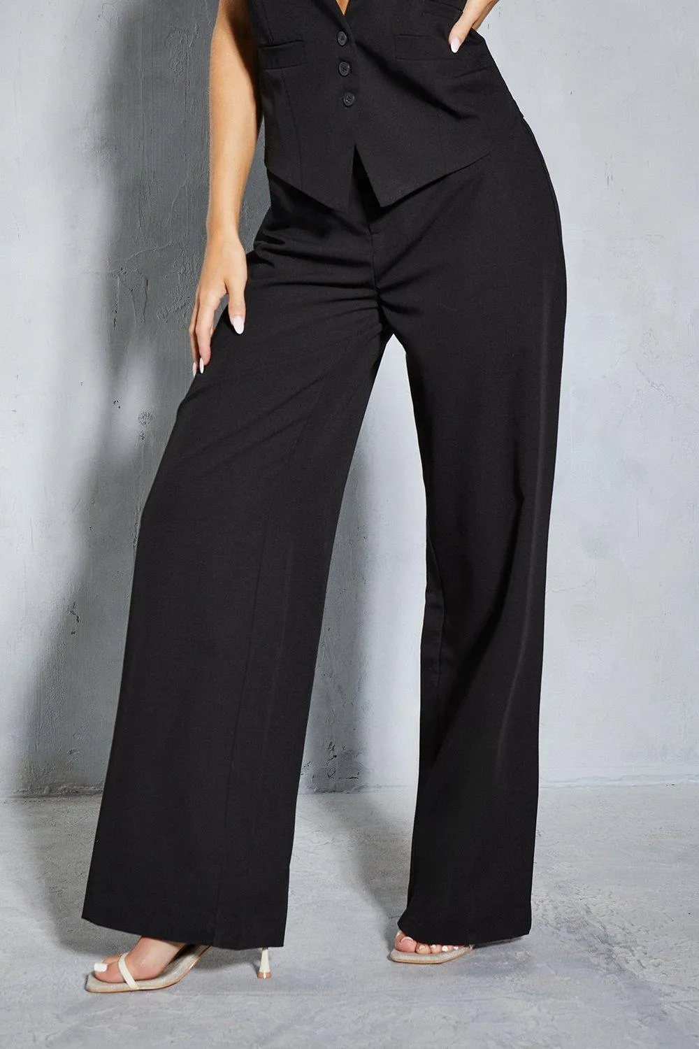 Tailored Straight Leg Trousers