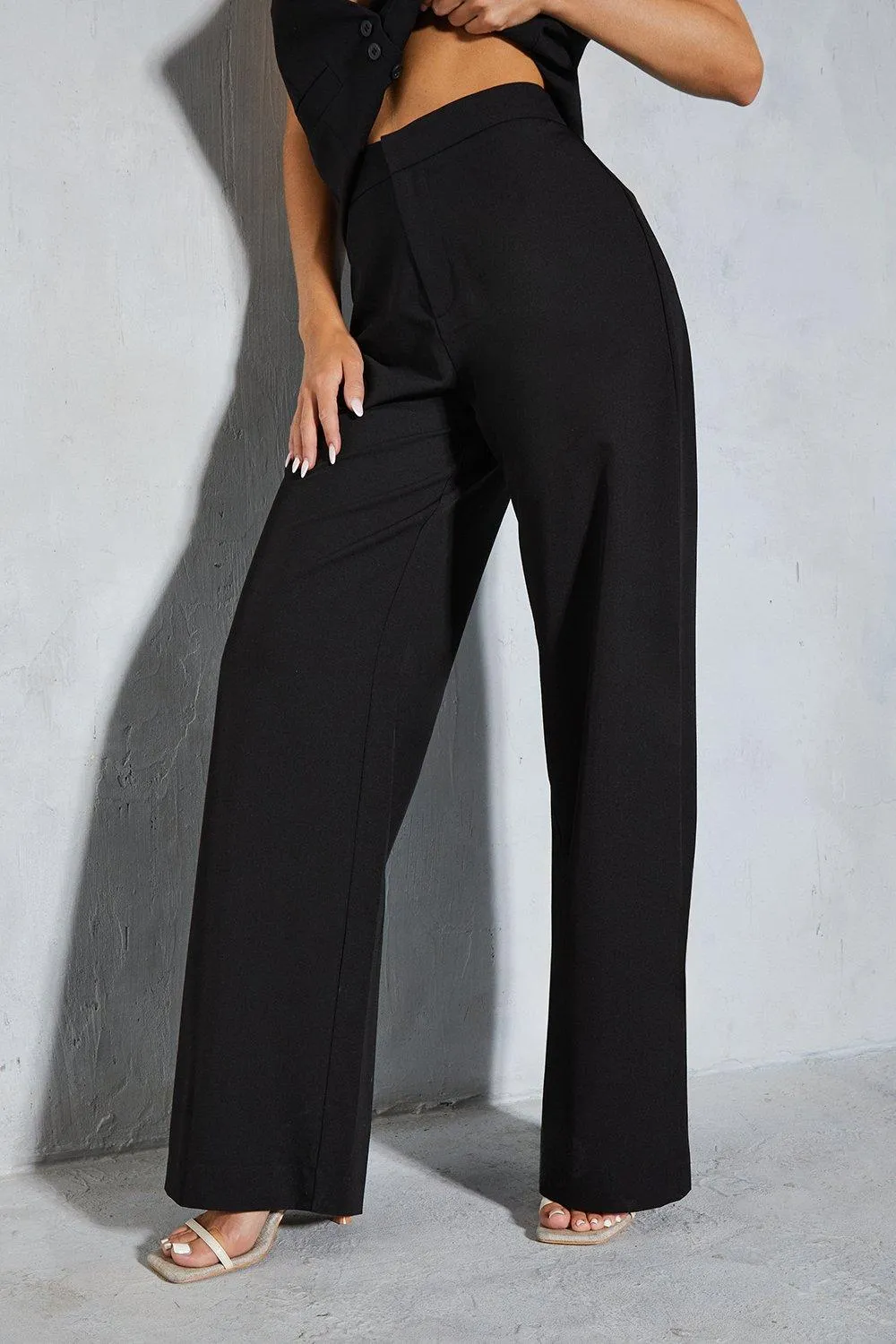 Tailored Straight Leg Trousers