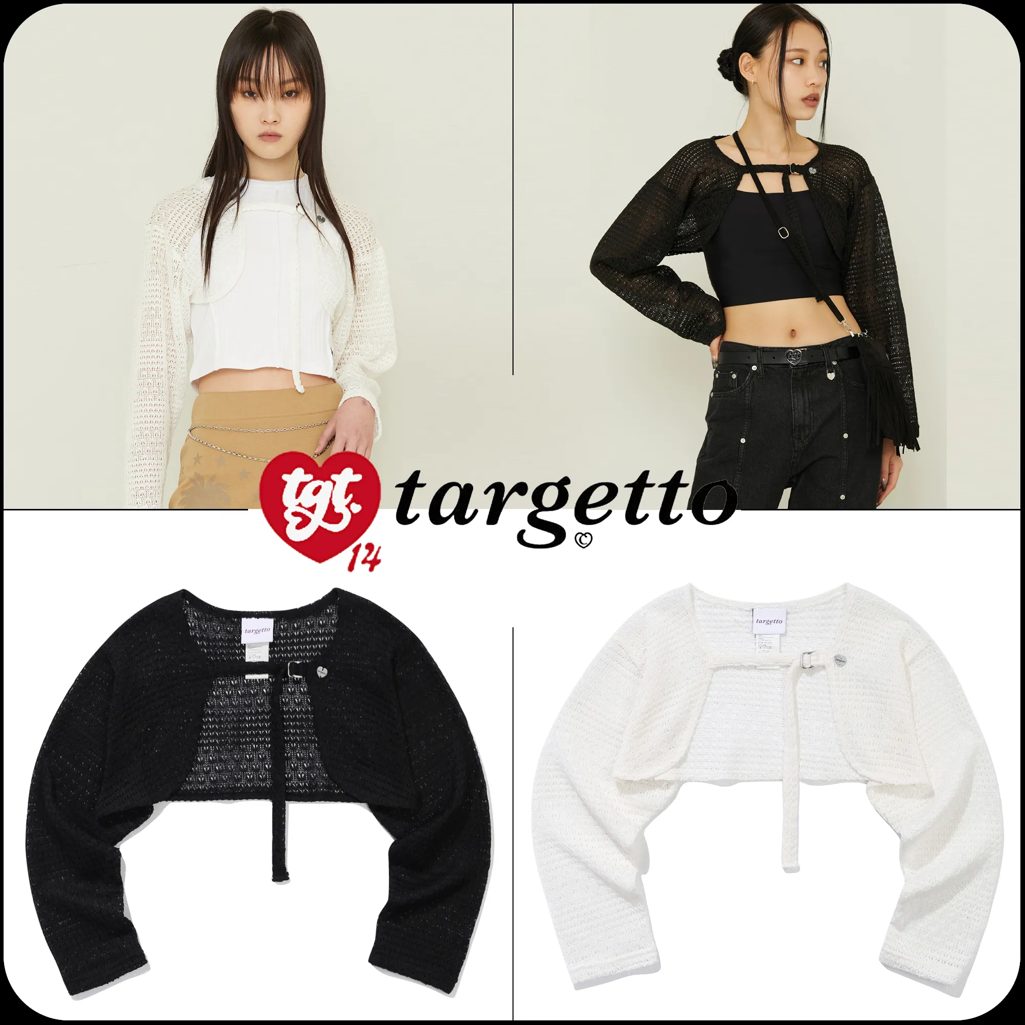 TARGETTO SEOUL Unisex Street Style Short Sleeves Logo Cardigans